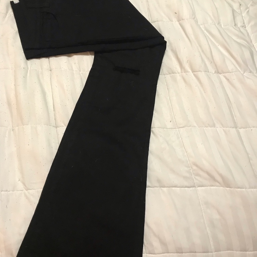 Beautiful classy black wide leg trouser jean